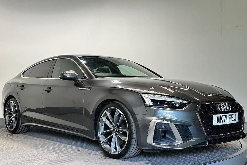 Grey Used 2021 Audi A5 Sportback S-Line Hatchback | £23,995 (Fair price) - Image 1/4