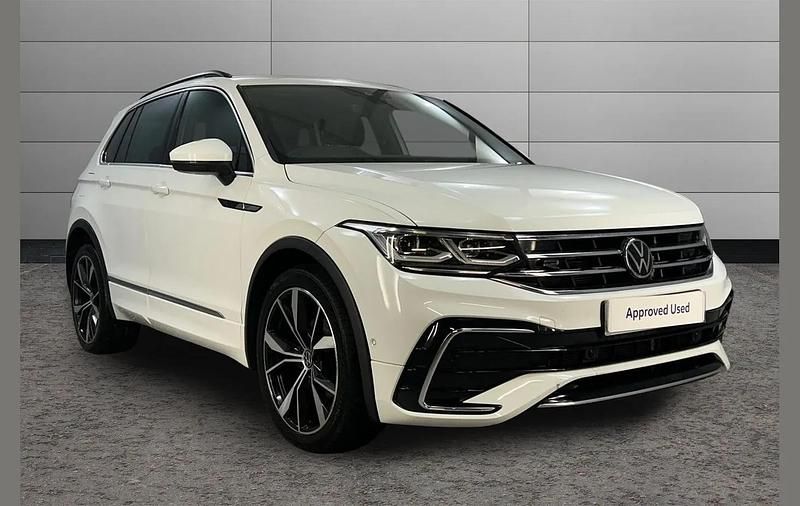 Used VW Tiguan R-line 150 HP (110 kW) 2022 White SUV