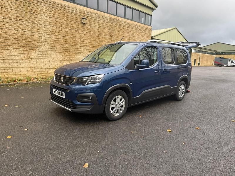 Used Peugeot Rifter Allure 131 HP (96 kW) 2021 Blue MPV