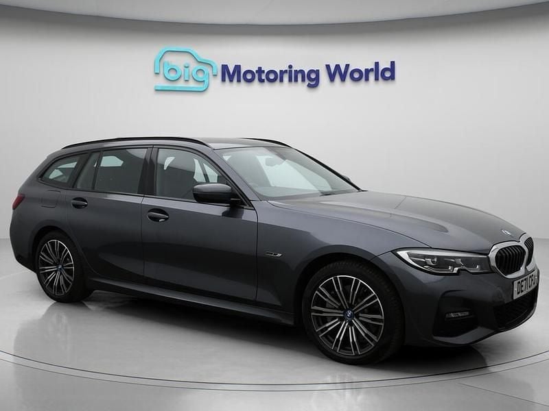 Grey Used 2021 BMW 330e M Sport Estate | £19,742 (Good price) - Image 1/4