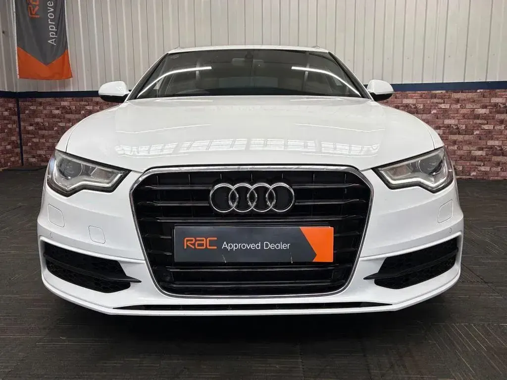 Used Audi A6 S-Line 190 HP (139 kW) 2014 White Estate