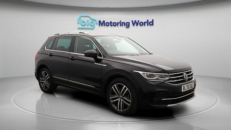 Black Used 2020 VW Tiguan Elegance SUV | £16,400 (Fair price) - Image 1/4