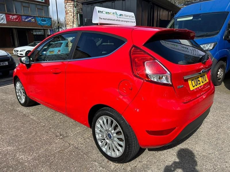 Used Ford Fiesta Titanium 2015 Red Hatchback