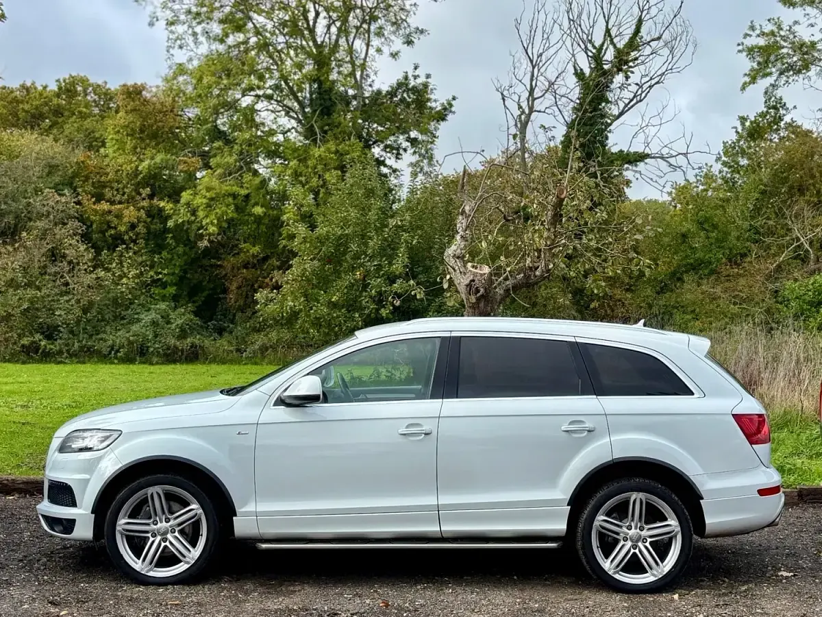 Used Audi Q7 S-line plus 245 HP (180 kW) 2014 White SUV