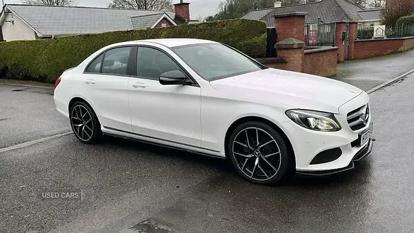 Used Mercedes C220 2017 White Sedan