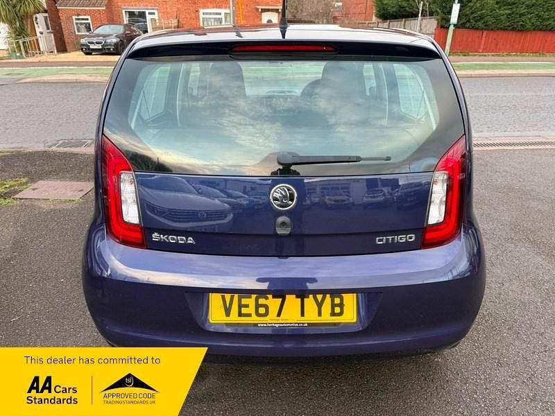 Used Skoda Citigo SE 60 HP (44 kW) 2018 Blue Hatchback