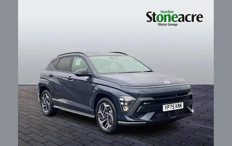 Blue New 2025 Hyundai Kona N Line SUV | £22,490 (Super price) - Image 1/4