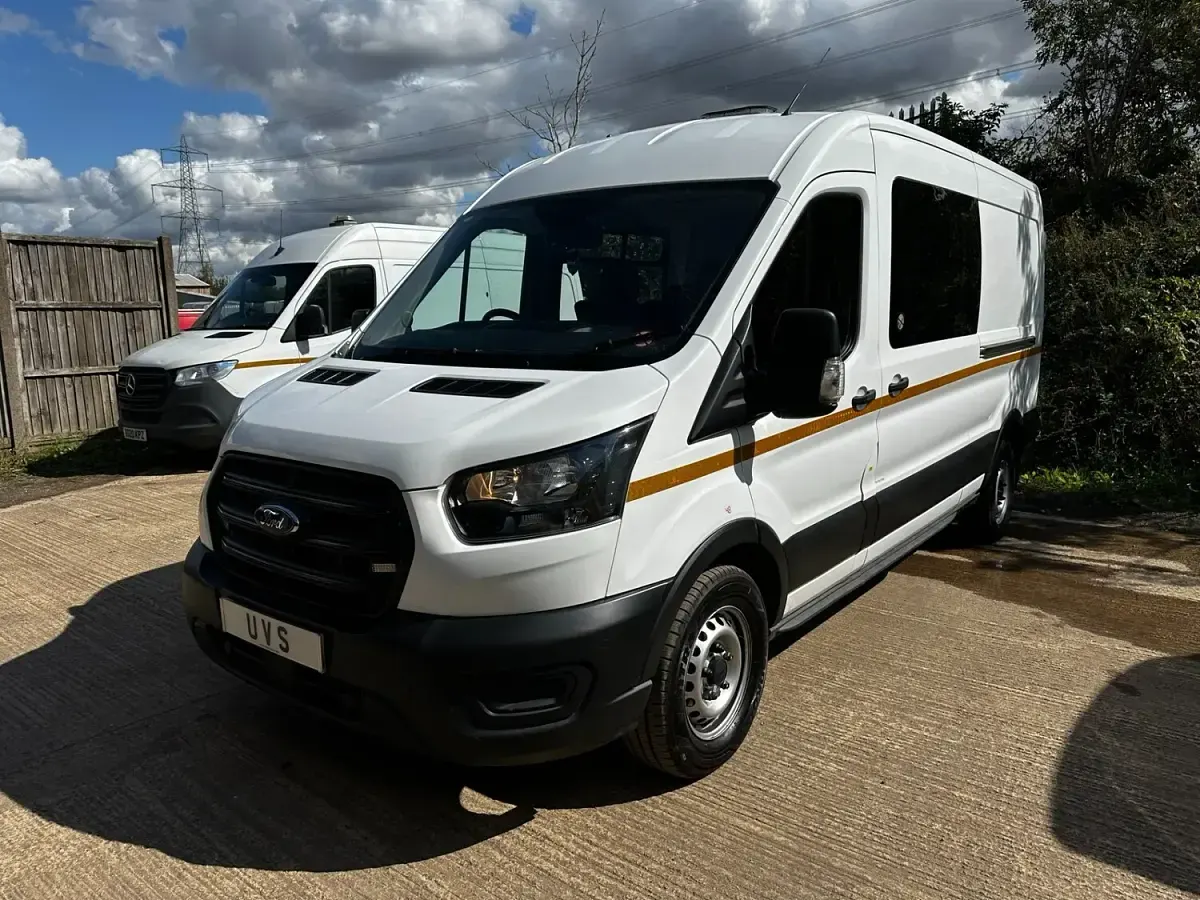 Used Ford Transit 130 HP (95 kW) 2021 White Van