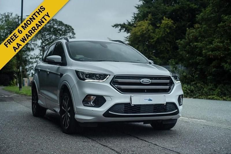 White Used 2018 Ford Kuga ST-Line SUV | £13,295 (A bit pricey) - Image 1/4