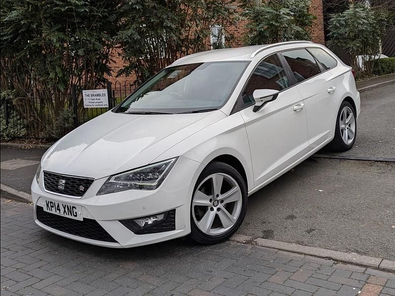 Used Seat Leon FR 2014 White Estate