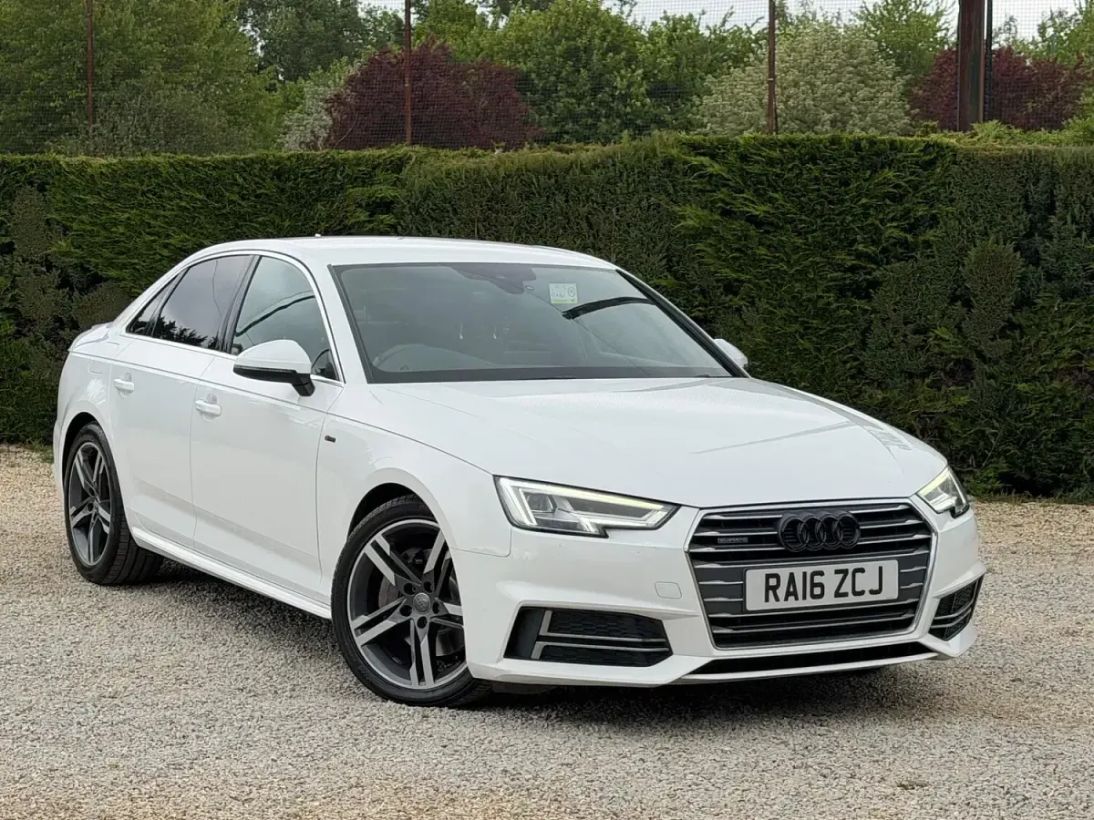 Used Audi A4 S-Line 2016 White Sedan