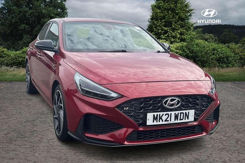Red Used 2021 Hyundai i30 N Line Hatchback | £14,813 (Fair price) - Image 1/4