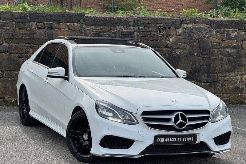 White Used 2015 Mercedes E300 AMG Line Premium Sedan | £10,595 (Good price) - Image 1/1
