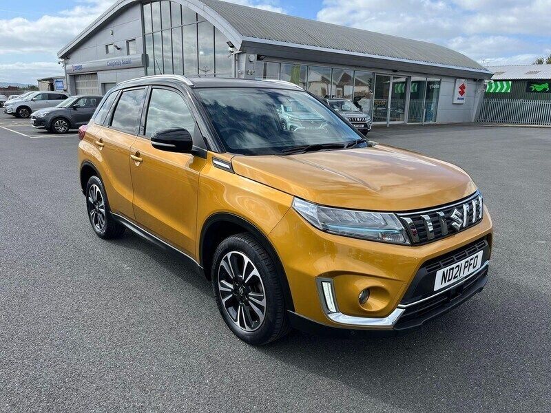 Yellow Used 2021 Suzuki Vitara SZ5 SUV | £16,995 (Fair price) - Image 1/4