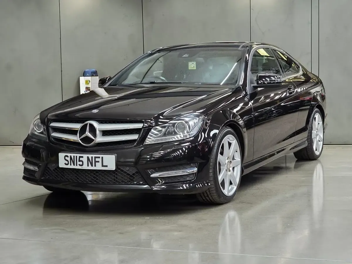 Used Mercedes C250 Sport Edition 201 HP (147 kW) 2015 Black Coupe
