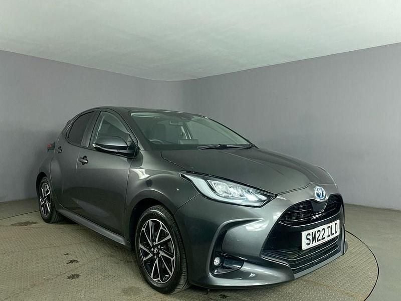 Grey Used 2022 Toyota Yaris Hybrid Design Hatchback | £15,799 (Good price) - Image 1/4