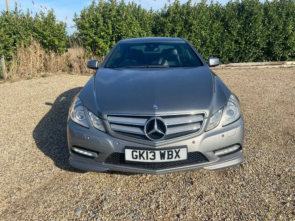 Used Mercedes E220 170 HP (125 kW) 2013 Silver Coupe