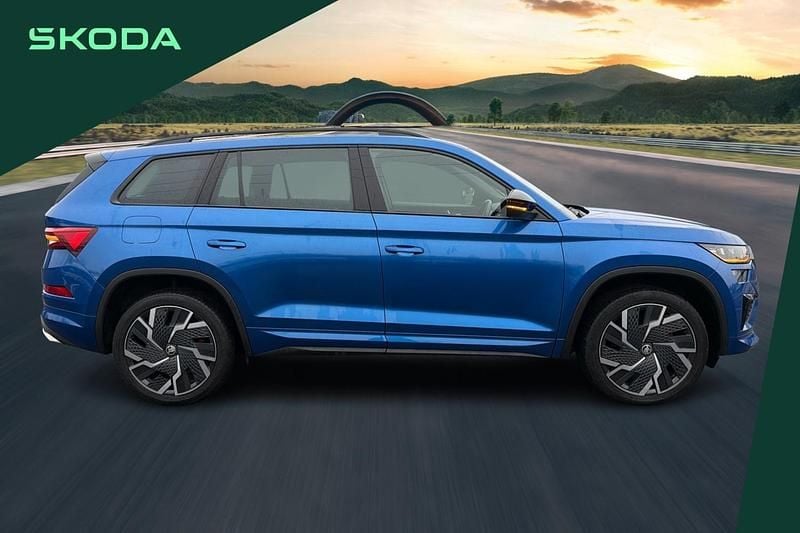 Used Skoda Kodiaq vRS 241 HP (177 kW) 2024 Blue SUV