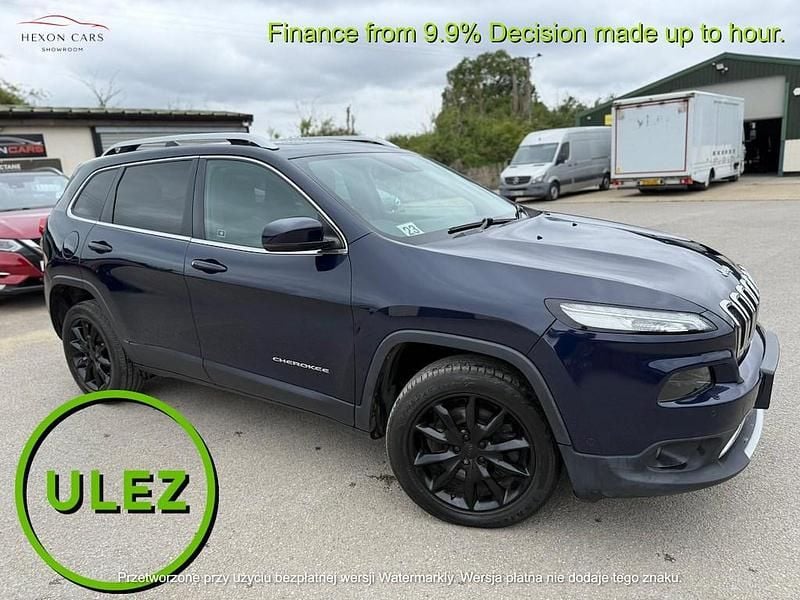 Blue Used 2017 Jeep Cherokee Limited SUV | £12,995 (A bit pricey) - Image 1/3
