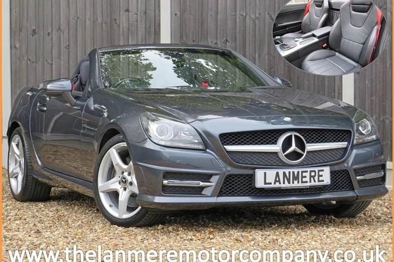 Tenorite grey Used 2015 Mercedes SLK200 AMG Cabriolet | £15,450 (Expensive) - Image 1/1