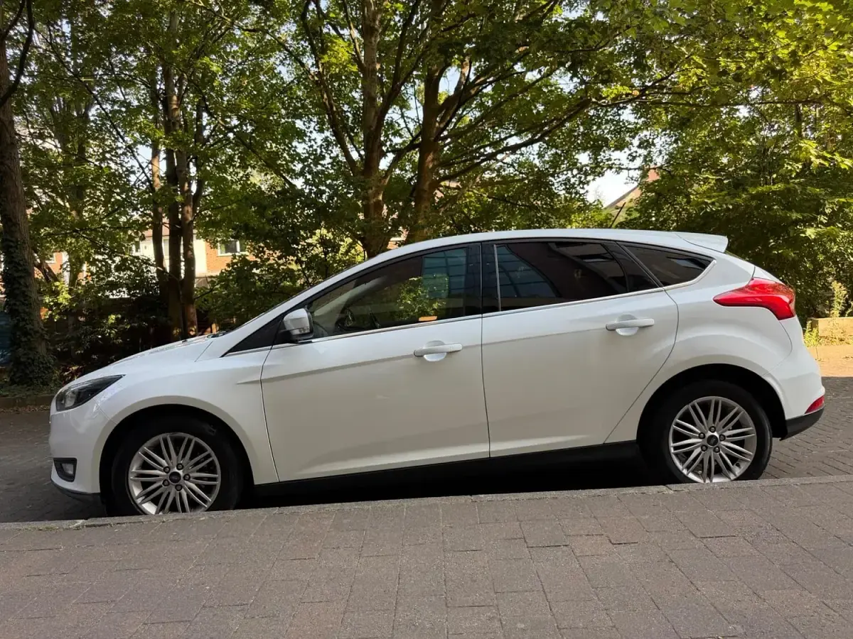 Used Ford Focus Zetec 100 HP (73 kW) 2018 White Hatchback