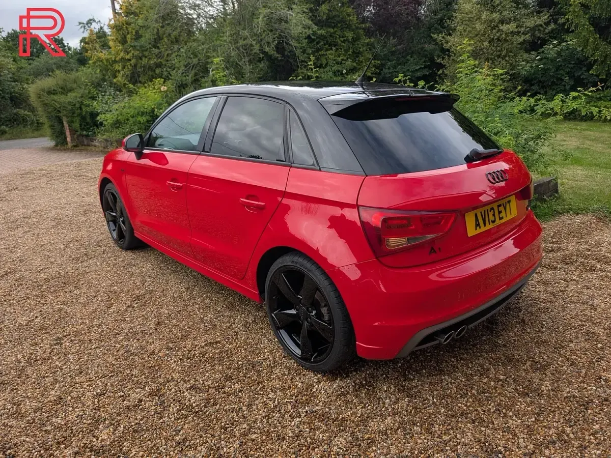 Used Audi A1 Sportback Black Edition 143 HP (105 kW) 2013 Red Hatchback
