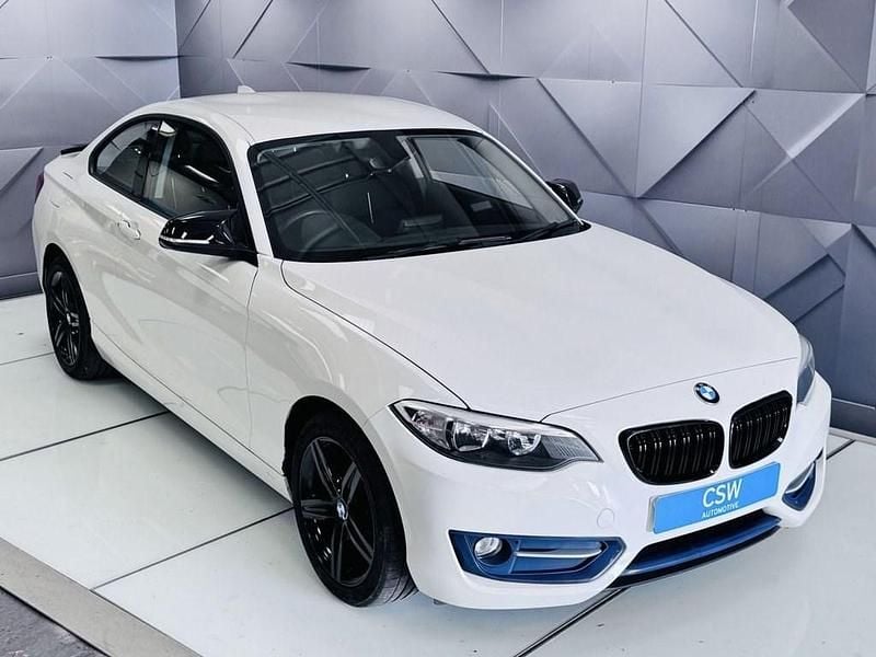 Used BMW 218 Sport Line 150 HP (110 kW) 2017 White Coupe