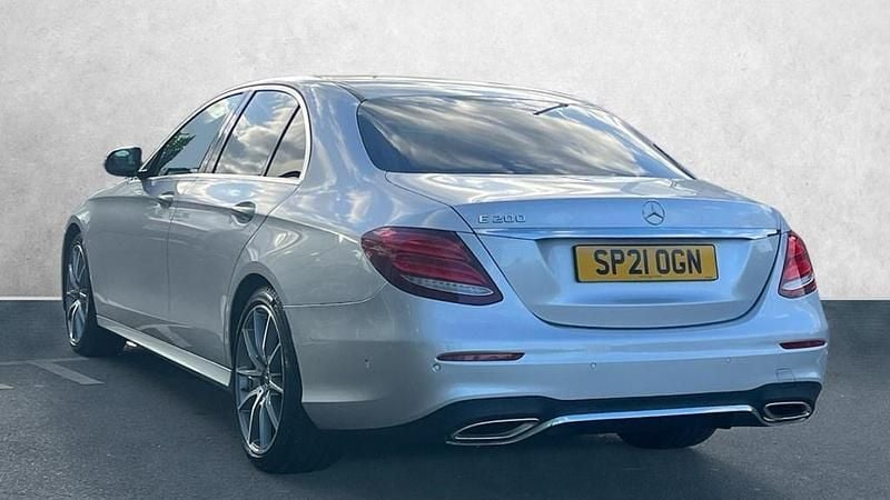 Used Mercedes E200 AMG line 184 HP (135 kW) 2021 Silver Sedan