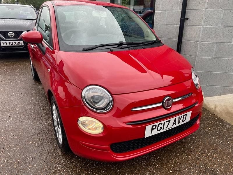 Red Used 2017 Fiat 500 Pop Star Hatchback | £5,995 (Fair price) - Image 1/4