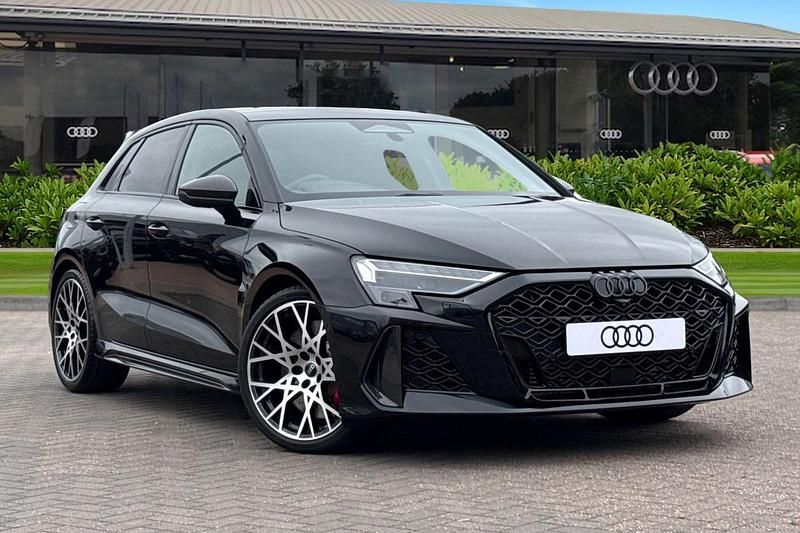 Black New 2025 Audi RS3 Comfort Hatchback | £67,505 (Expensive) - Image 1/4