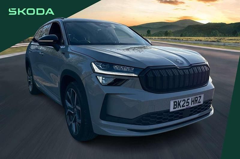 Grey Used 2025 Skoda Kodiaq SportLine SUV | £35,831 (A bit pricey) - Image 1/4