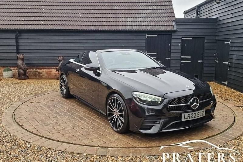 Black Used 2022 Mercedes E220 AMG line Cabriolet | £28,000 (Fair price) - Image 1/1