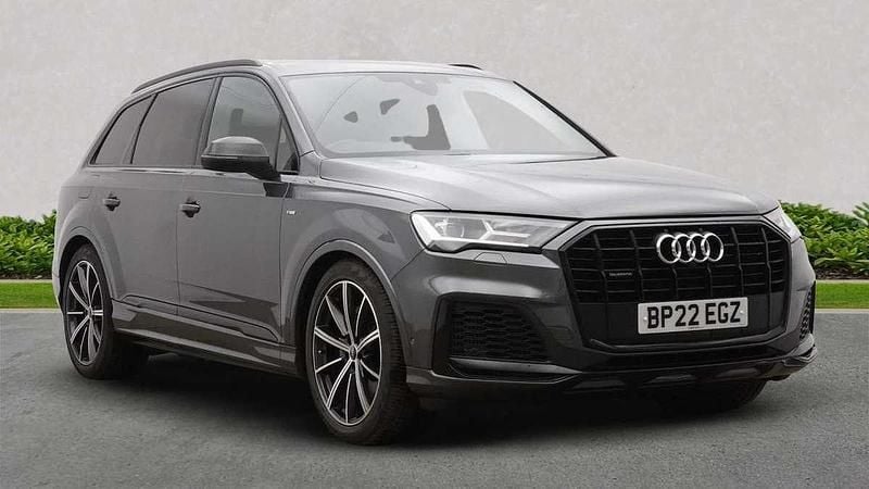 Grey Used 2022 Audi Q7 Black Edition SUV | £44,060 (Fair price) - Image 1/4