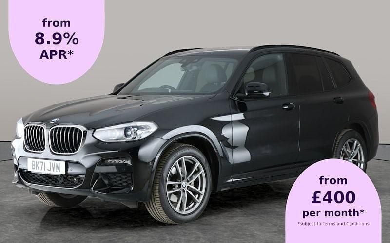 Black Used 2021 BMW X3 M Sport SUV | £27,101 (Super price) - Image 1/3