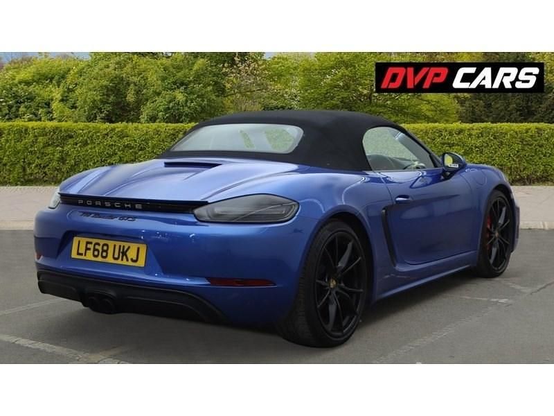 Used Porsche Boxster 2018 Blue Cabriolet