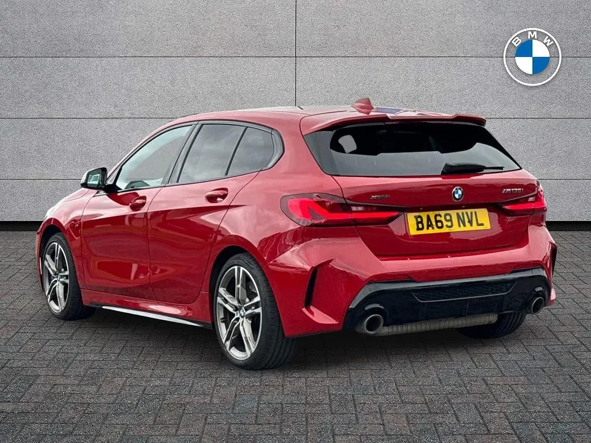Used BMW M135 M Sport 302 HP (222 kW) 2020 Red Hatchback