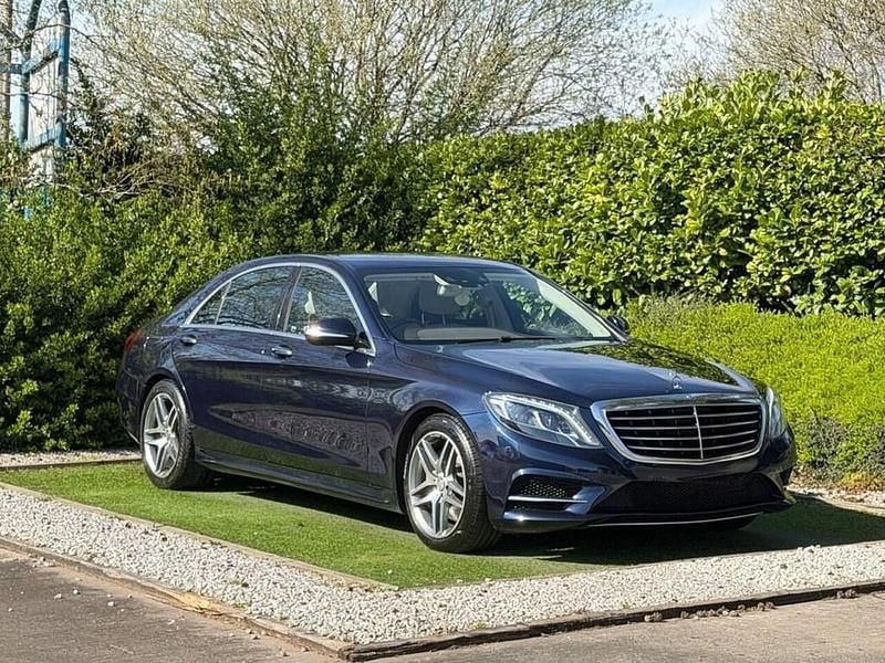 Used Mercedes S350L AMG line 2014 Blue Sedan