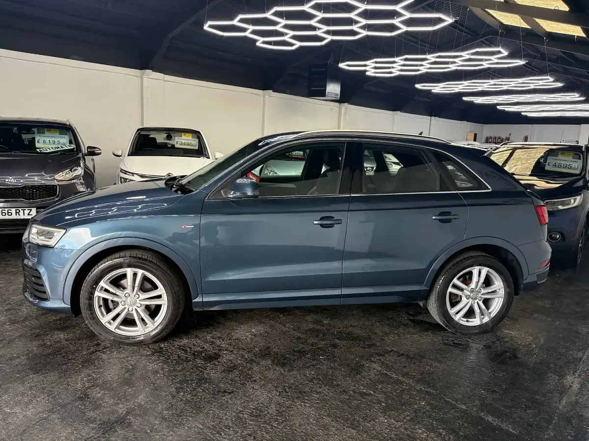 Used Audi Q3 S-Line 150 HP (110 kW) 2015 Blue SUV