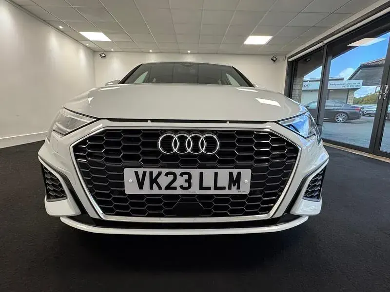 Used Audi A3 Sportback S-Line 110 HP (80 kW) 2023 Glacier white Hatchback