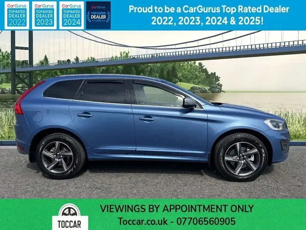 Second-hand Volvo XC60 R-Design 190 CP (139 kW) 2015 Albastru SUV