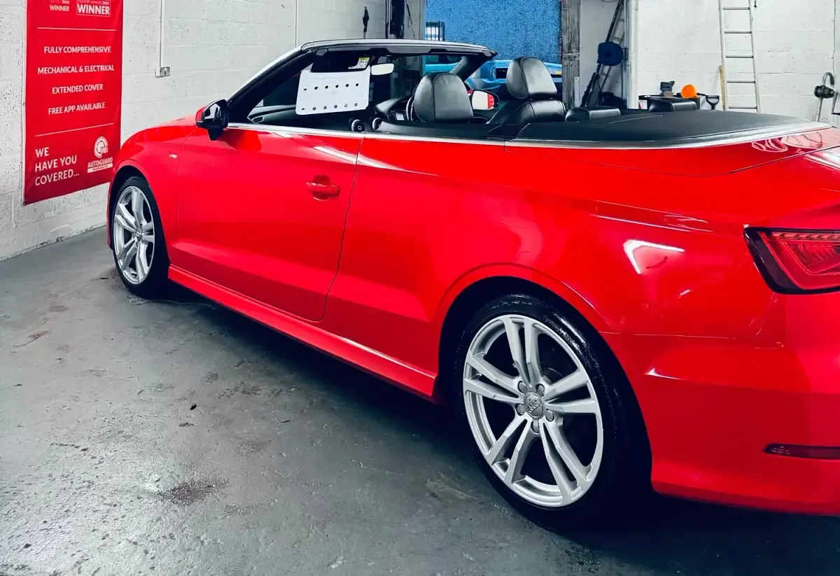 Used Audi A3 Cabriolet S-Line 2016 Red Cabriolet