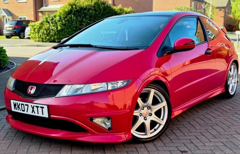 Begagnad Honda Civic Type R GT 2007 Röd Halvkombi