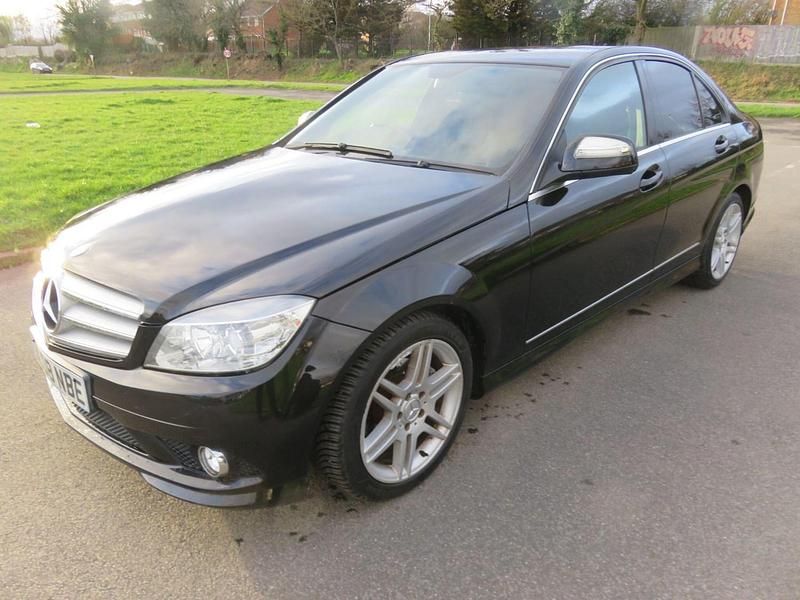 Used Mercedes C200 2008 Black Sedan