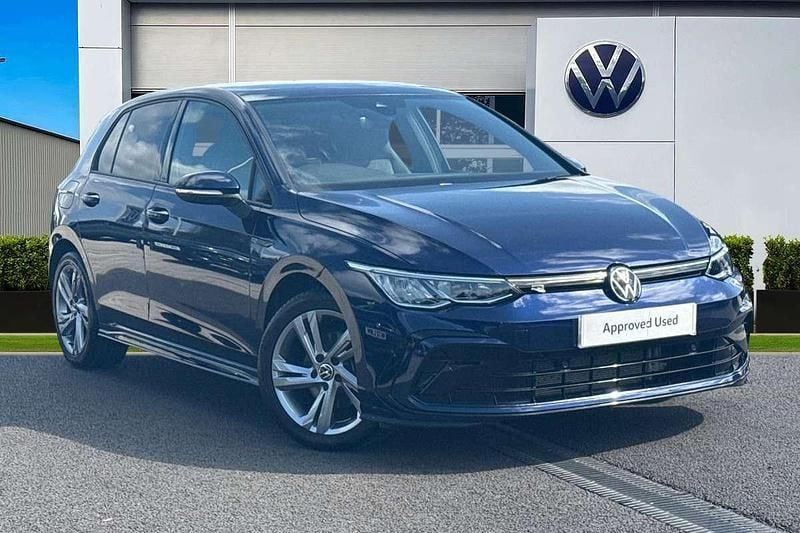 Blue Used 2024 VW Golf VIII R-line Hatchback | £23,190 (Fair price) - Image 1/4