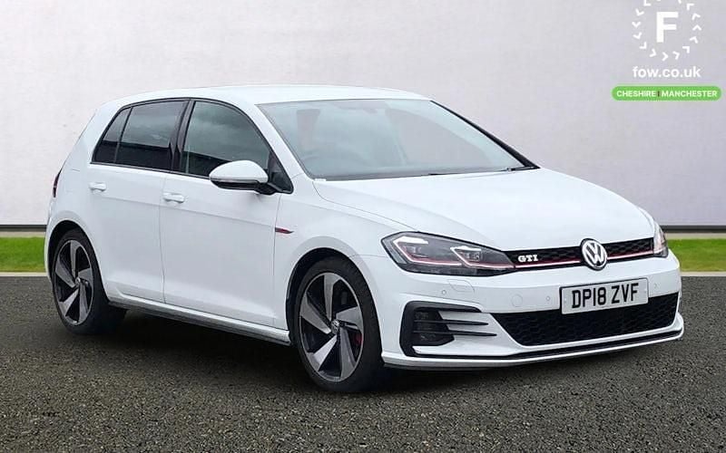 White Used 2018 VW Golf VII GTI Hatchback | £18,999 (Fair price) - Image 1/4