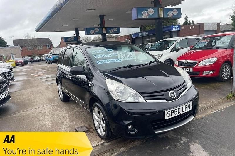 Used Nissan Note N-TEC 88 HP (64 kW) 2010 Black Hatchback