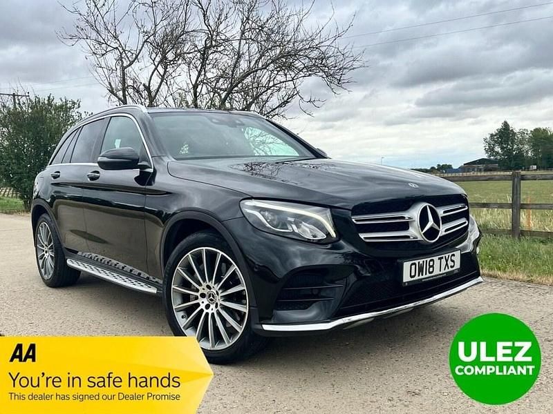 Black Used 2018 Mercedes GLC250 AMG line SUV | £17,999 (Good price) - Image 1/4