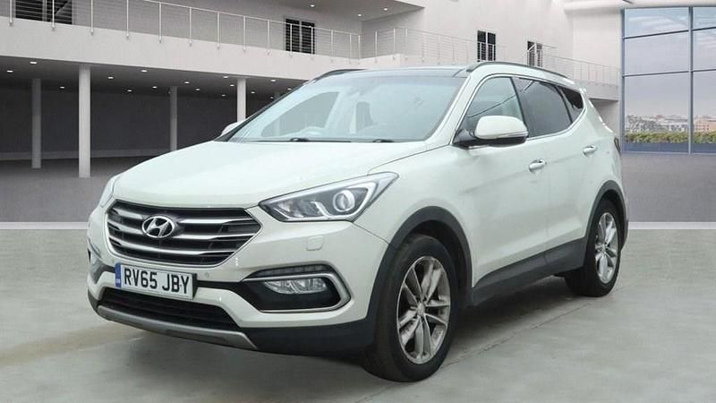 Used Hyundai Santa Fe Premium SE 2015 Beige SUV