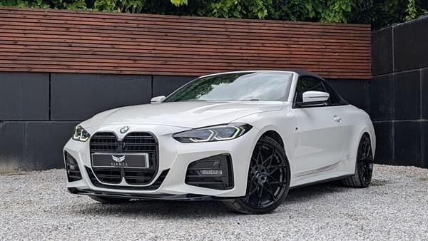 White Used 2021 BMW 420 M Sport Cabriolet | £26,490 (Fair price) - Image 1/4