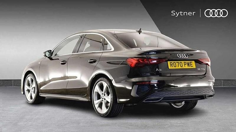 Used Audi A3 S-Line 147 HP (108 kW) 2020 Black Sedan